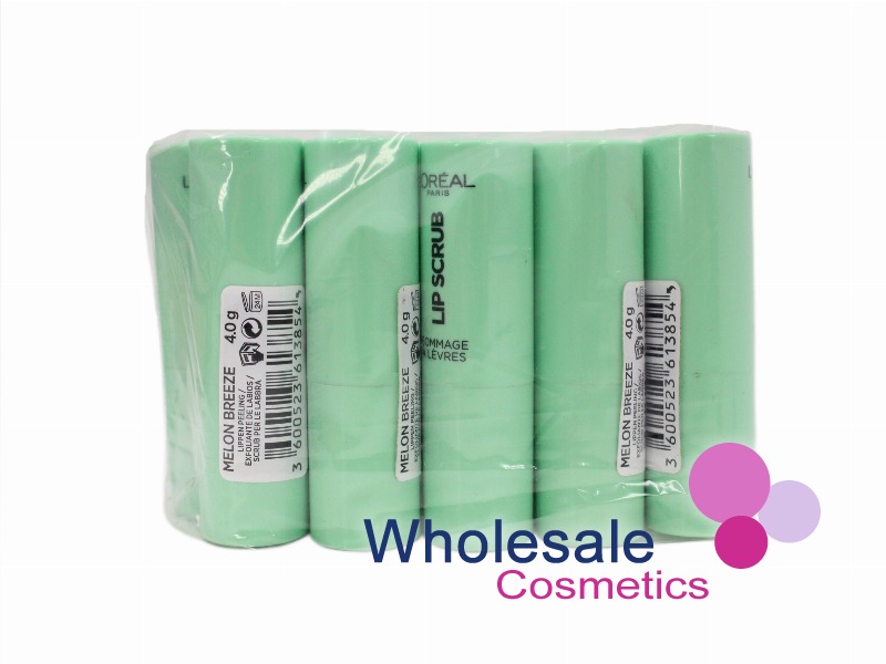 10 x L'Oreal Paris Lip Scrub - MELON BREEZE